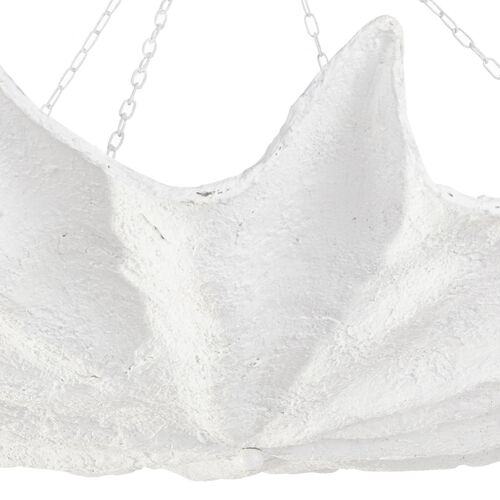 Clam Chandelier, White 4 Clam Chandelier, White