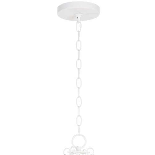 Clam Chandelier, White 5 Clam Chandelier, White