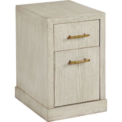 Adele File Chest, Ash/Brass 1 Adele File Chest, Ash/Brass