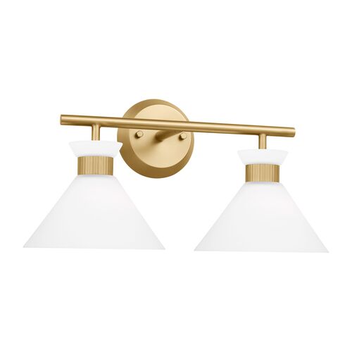 Belcarra Modern 2-Light Bath Vanity Wall Sconce 1 Belcarra Modern 2-Light Bath Vanity Wall Sconce