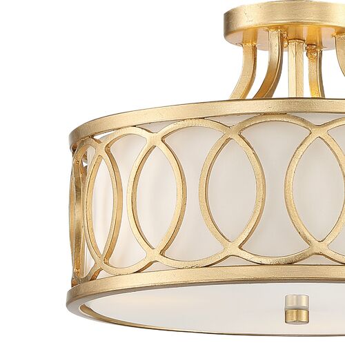 Graham 3-Light Ceiling Mount, Antique Gold 3 Graham 3-Light Ceiling Mount, Antique Gold