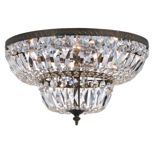 Richmond 4-Light Flush Mount, Bronze