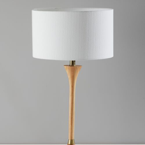 Sadie Table Lamp, Natural/ Brass 3 Sadie Table Lamp, Natural/ Brass