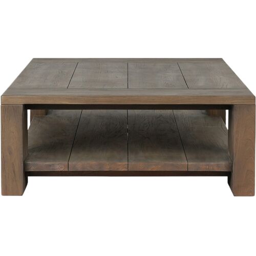 Joan Outdoor Teak Coffee Table, Stained Heritage Brown 4 Joan Outdoor Teak Coffee Table, Stained Heritage Brown