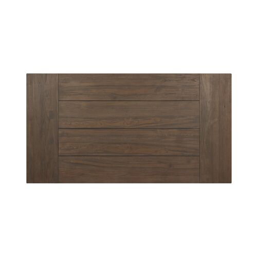 Joan Outdoor Teak Coffee Table, Stained Heritage Brown 6 Joan Outdoor Teak Coffee Table, Stained Heritage Brown