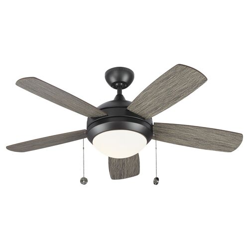 Discus Classic II Ceiling Fan, Weathered Oak