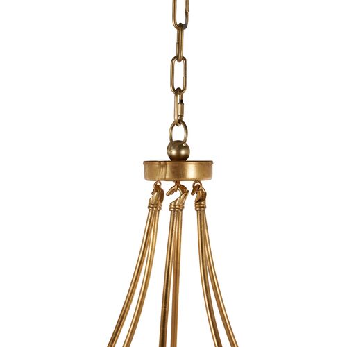Jean Chandelier, Vintage Gold/Plaster White 7 Jean Chandelier, Vintage Gold/Plaster White