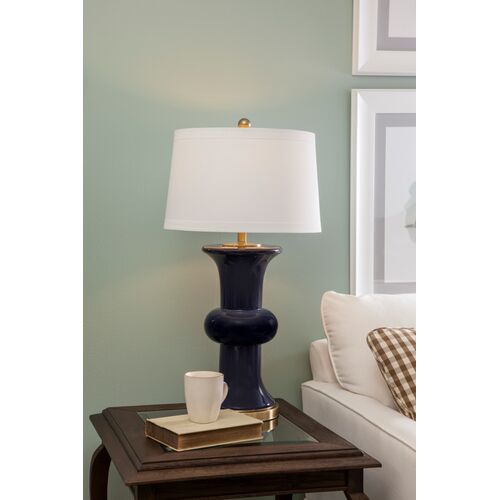 Tinton Table Lamp, Navy 2 Tinton Table Lamp, Navy