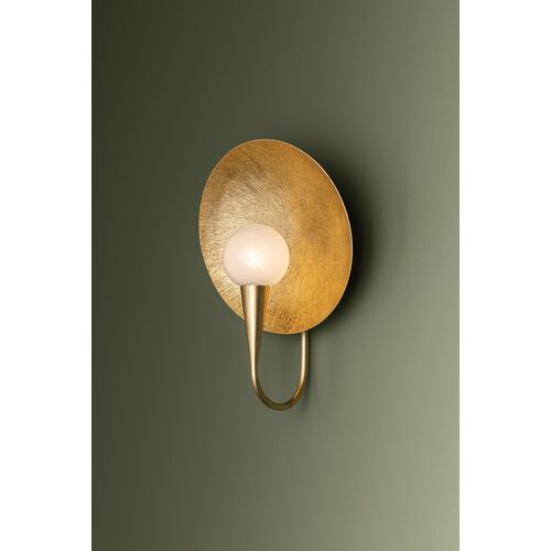 Ahmad Wall Sconce, Vintage Gold Leaf/Cloud 10 Ahmad Wall Sconce, Vintage Gold Leaf/Cloud