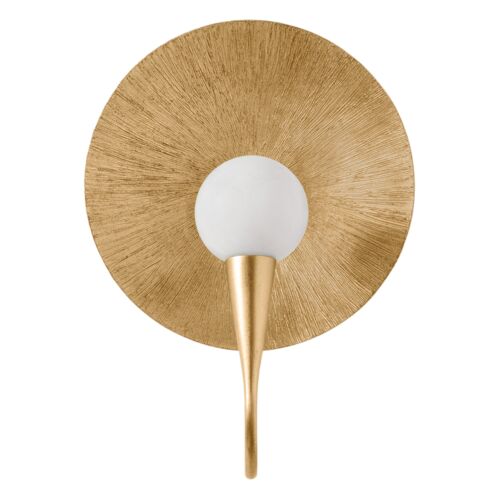 Ahmad Wall Sconce, Vintage Gold Leaf/Cloud 5 Ahmad Wall Sconce, Vintage Gold Leaf/Cloud