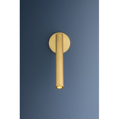 Dacian Wall Sconce, Aged Brass 8 Dacian Wall Sconce, Aged Brass