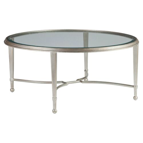 Sangiovese Round Coffee Table, Argento Silver 1 Sangiovese Round Coffee Table, Argento Silver