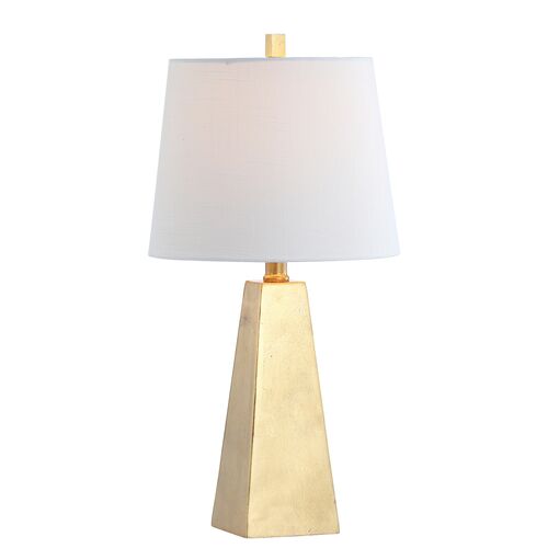 Jareth Resin Table Lamp, Gold 1 Jareth Resin Table Lamp, Gold