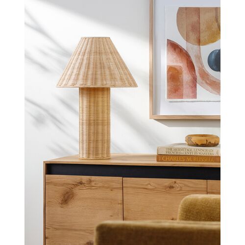 Sanibel Rattan Table Lamp, Natural 2 Sanibel Rattan Table Lamp, Natural
