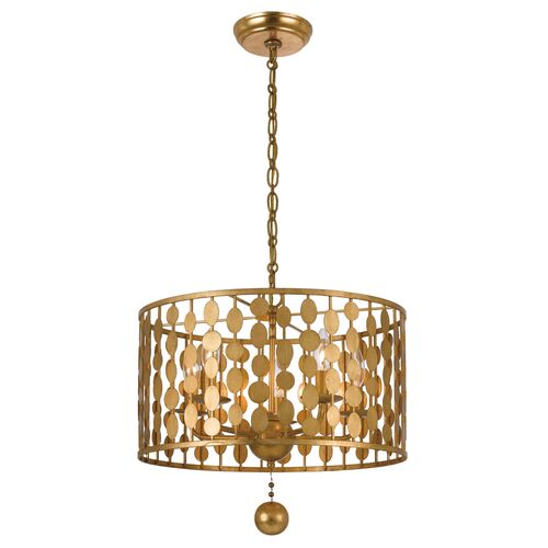 Layla Chandelier, Antique Gold 2 Layla Chandelier, Antique Gold