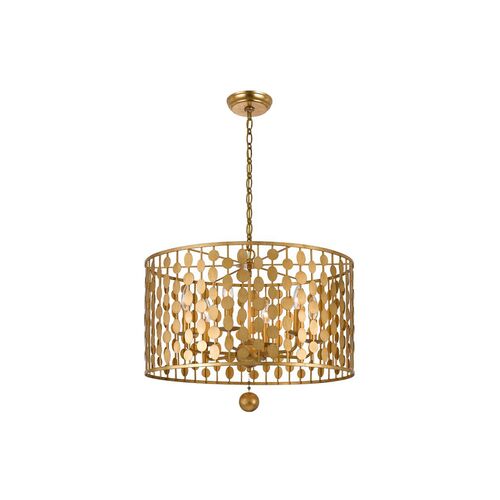 Layla Chandelier, Antique Gold 8 Layla Chandelier, Antique Gold