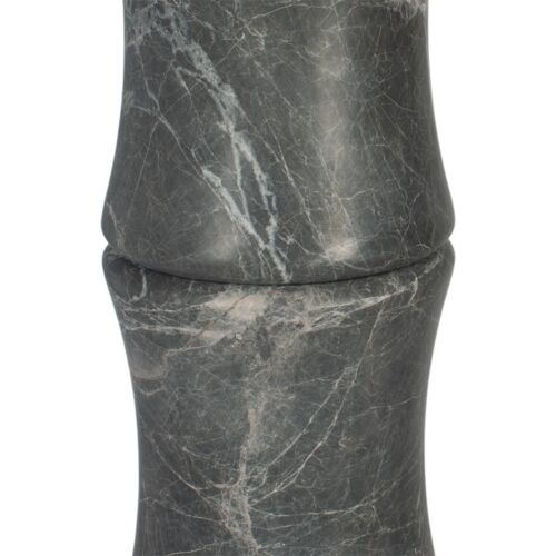 Marble Bamboo Table Lamp, Gray/White 4 Marble Bamboo Table Lamp, Gray/White