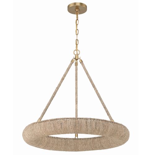 Oakley Integrated LED Chandelier, Soft Gold 1 Oakley Integrated LED Chandelier, Soft Gold
