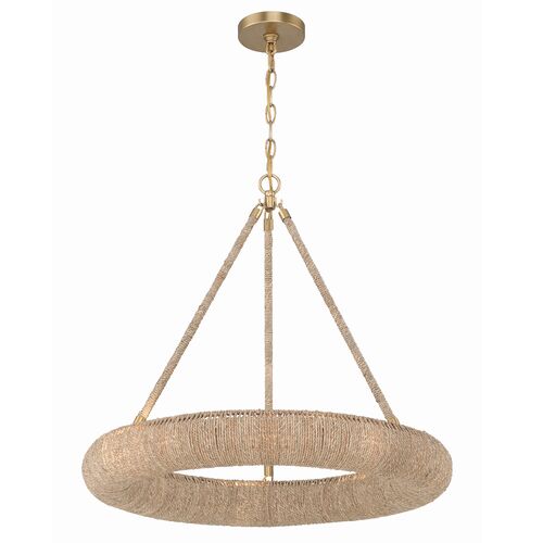 Oakley Integrated LED Chandelier, Soft Gold 4 Oakley Integrated LED Chandelier, Soft Gold