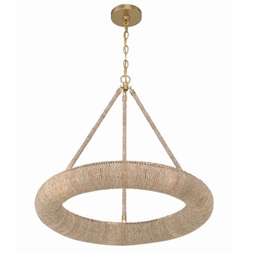 Oakley Integrated LED Chandelier, Soft Gold 5 Oakley Integrated LED Chandelier, Soft Gold