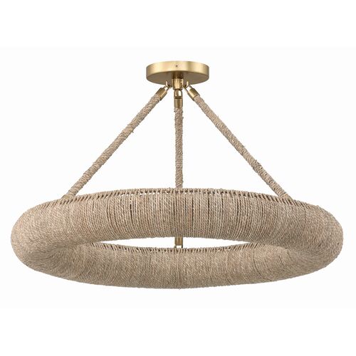 Oakley Integrated LED Chandelier, Soft Gold 9 Oakley Integrated LED Chandelier, Soft Gold