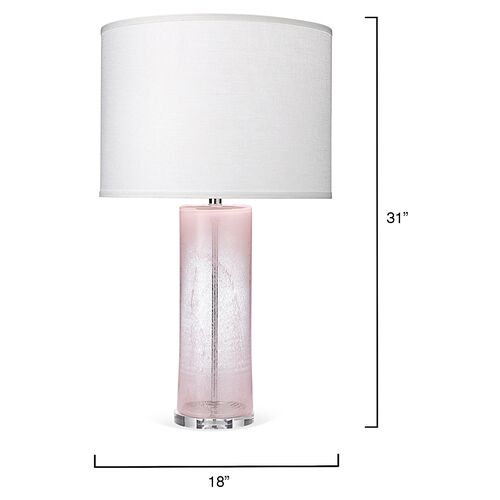 Dahlia Glass Table Lamp, Pink 3 Dahlia Glass Table Lamp, Pink