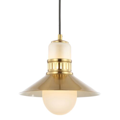 Rover 1-Light Pendant, Gold/Frosted Glass 3 Rover 1-Light Pendant, Gold/Frosted Glass