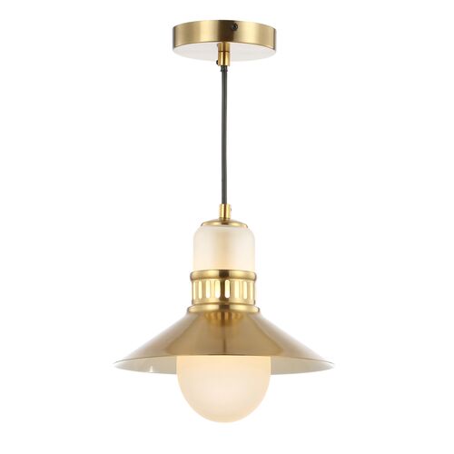 Rover 1-Light Pendant, Gold/Frosted Glass 6 Rover 1-Light Pendant, Gold/Frosted Glass