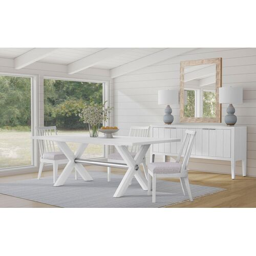 Cairo 4-Door Sideboard, White 6 Cairo 4-Door Sideboard, White