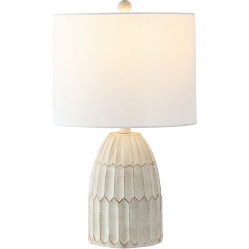 Robyn Table Lamp, Weathered White 3 Robyn Table Lamp, Weathered White