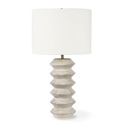 Nova Table Lamp, Whitewash 1 Nova Table Lamp, Whitewash