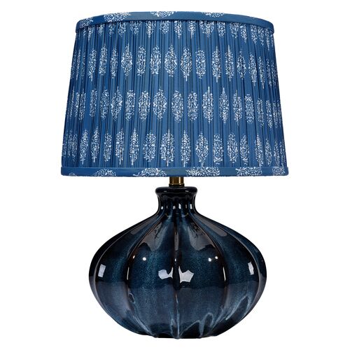Hershey Ceramic Table Lamp, Blue 1 Hershey Ceramic Table Lamp, Blue