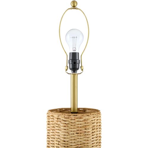 Quinric Rattan Floor Lamp, Natural 2 Quinric Rattan Floor Lamp, Natural