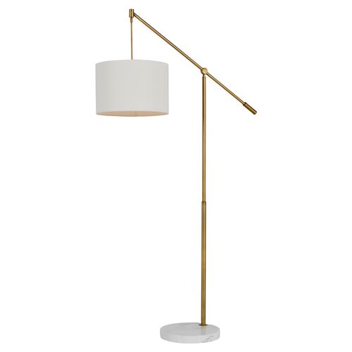 Fulton Floor Lamp, Antique Gold 1 Fulton Floor Lamp, Antique Gold