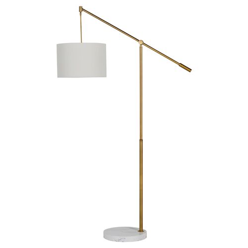 Fulton Floor Lamp, Antique Gold 4 Fulton Floor Lamp, Antique Gold