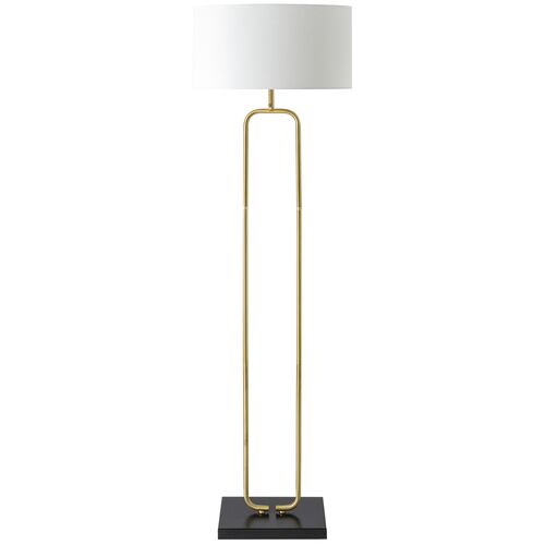 Maxwell Floor Lamp, Gold/Black 1 Maxwell Floor Lamp, Gold/Black