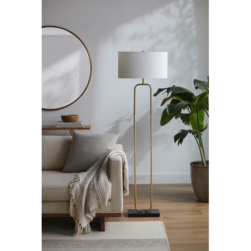 Maxwell Floor Lamp, Gold/Black 2 Maxwell Floor Lamp, Gold/Black