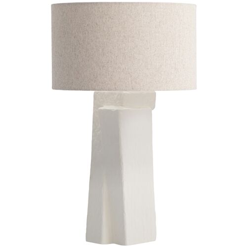 Jules Plaster Table Lamp, White 3 Jules Plaster Table Lamp, White