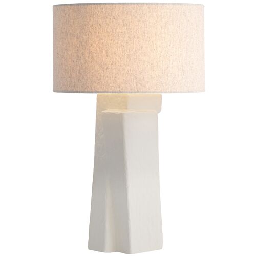 Jules Plaster Table Lamp, White 4 Jules Plaster Table Lamp, White