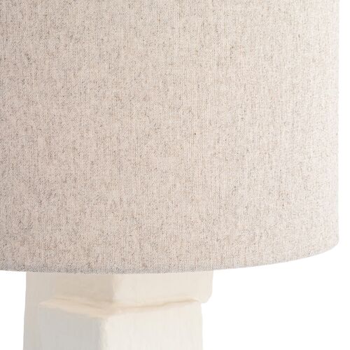 Jules Plaster Table Lamp, White 6 Jules Plaster Table Lamp, White