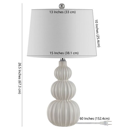 Maya Triple Gourd Table Lamp 5 Maya Triple Gourd Table Lamp