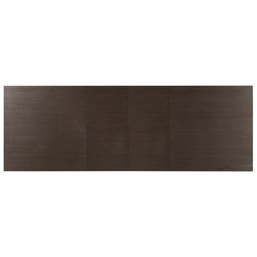 Curata Rectangular Extension Dining Table, Midnight/Brass 3 Curata Rectangular Extension Dining Table, Midnight/Brass