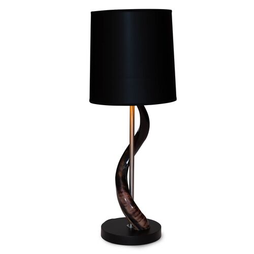 Kudu Polished Table Lamp, Natural 2 Kudu Polished Table Lamp, Natural