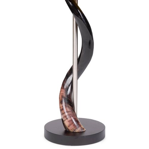 Kudu Polished Table Lamp, Natural 3 Kudu Polished Table Lamp, Natural