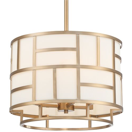 Danielson 4-Light Chandelier, Vibrant Gold 1 Danielson 4-Light Chandelier, Vibrant Gold