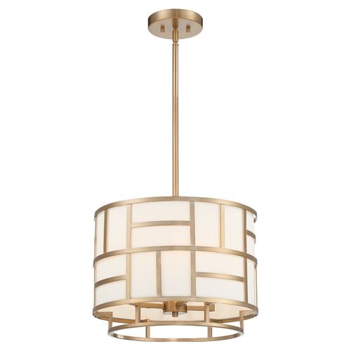 Danielson 4-Light Chandelier, Vibrant Gold 3 Danielson 4-Light Chandelier, Vibrant Gold