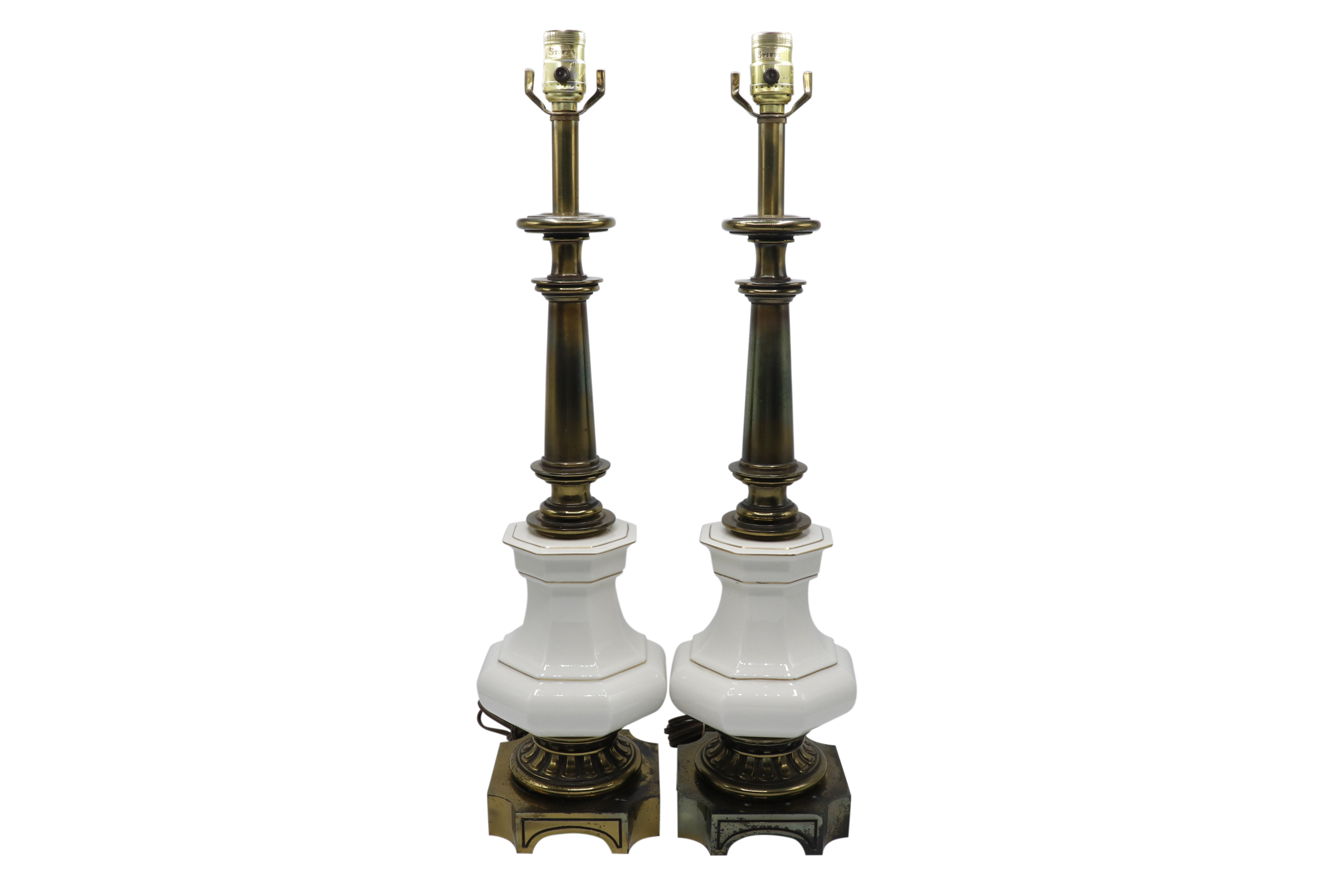 French Empire Style Table Lamps - a Pair 1 French Empire Style Table Lamps - a Pair