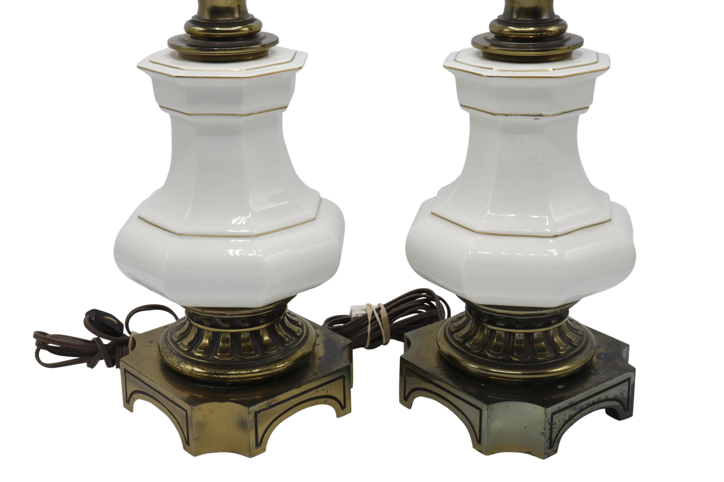 French Empire Style Table Lamps - a Pair 5 French Empire Style Table Lamps - a Pair