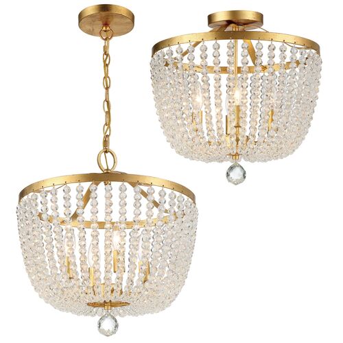 Rylee 4 Light Semi Flush Mount 4 Rylee 4 Light Semi Flush Mount
