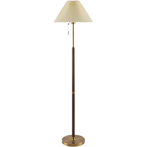 Helenna Floor Lamp, Brown/Brass 1 Helenna Floor Lamp, Brown/Brass